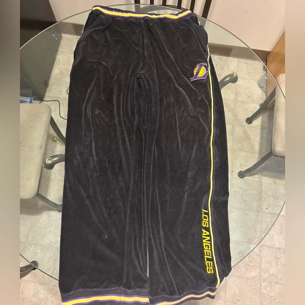 LA Lakers Velour sweat pants